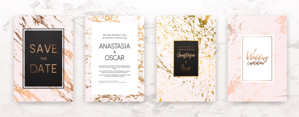 金色，黑色，白色大理石模板，艺术封面设计。图片下载