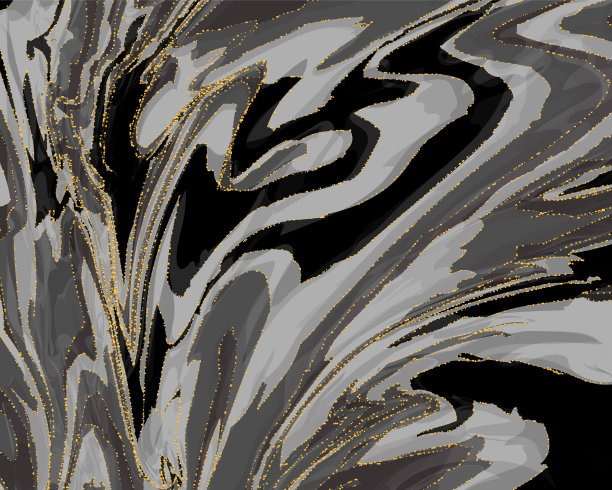 金色，黑色，白色大理石模板，艺术封面设计。图片下载