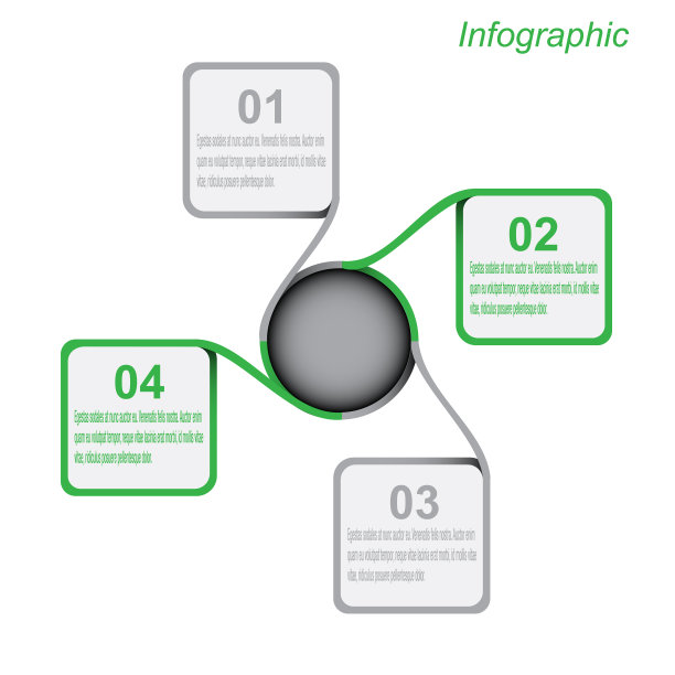 信息图表设计模板图片下载