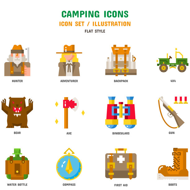野营图标设置图片下载
