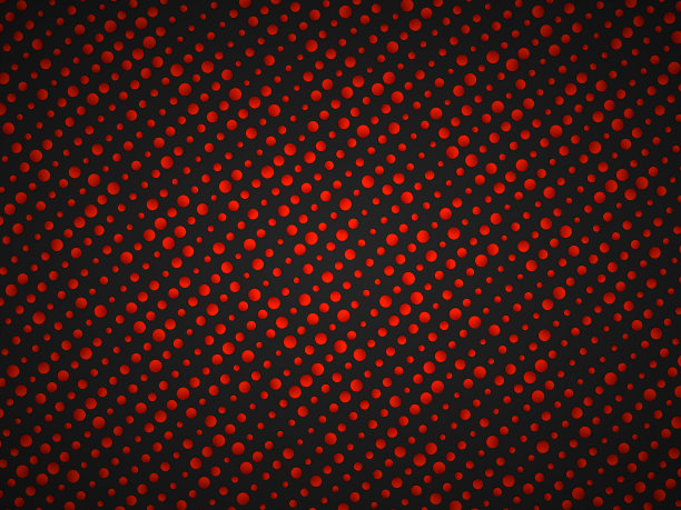 波尔卡点图案与红圆圈上的黑色。大分辨率图片下载