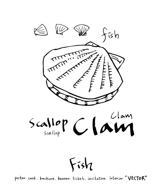 食品菜单插图图片下载
