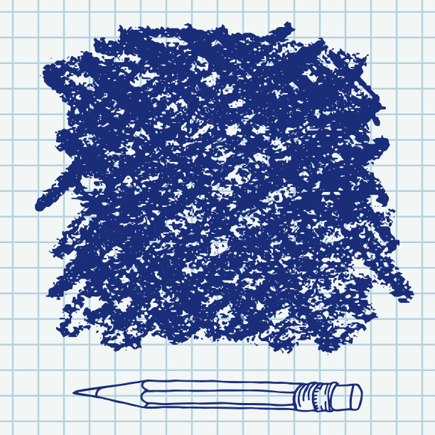 铅笔笔画空白框架图片下载