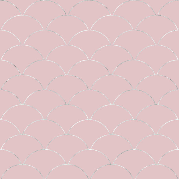 美人鱼鱼鳞波浪日本无缝图案图片下载