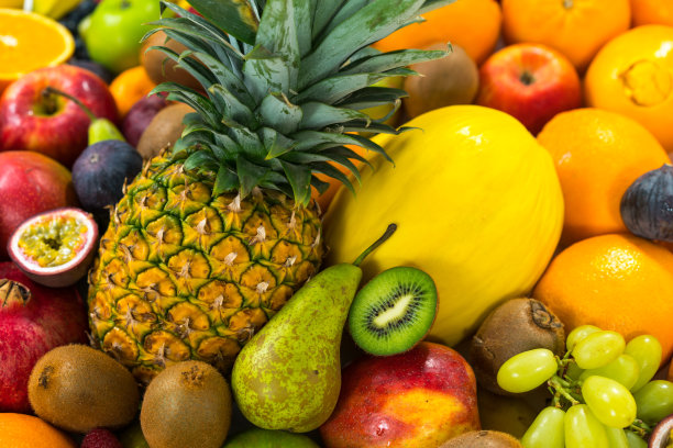 色彩斑斓的新鲜水果图片下载