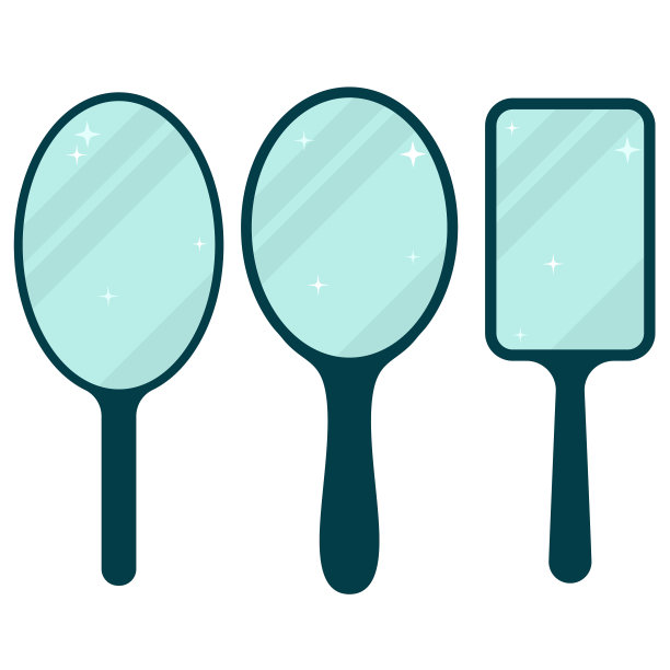 镜面设置，写实镜框收藏，不同形式的镜面反射图片下载