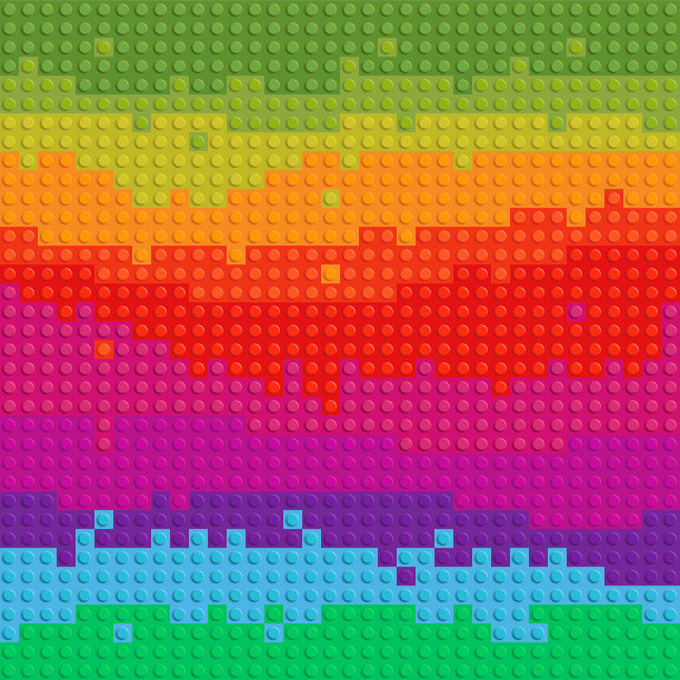 矢量谱背景拼图玩具无缝图片下载