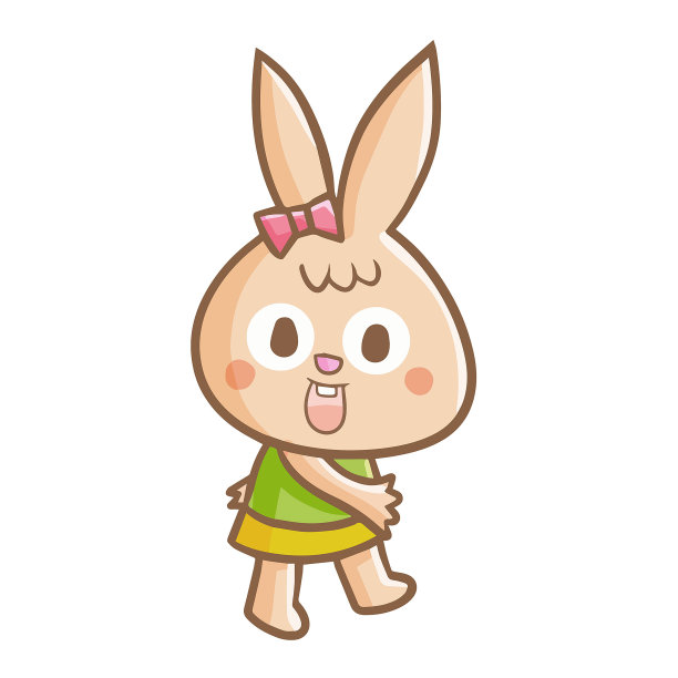 兔子走裙子图片下载
