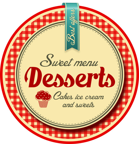 食物的旗帜。甜点。美味的产品图片下载