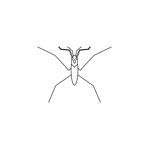 清洁水图标。昆虫世界元素图标。优质的图形设计图标。简单的线条图标为网站，网页设计，移动应用程序，信息图形图片下载