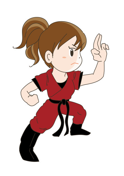 动作姿势-女孩图片下载