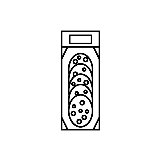 包装碎香肠的图标图片下载