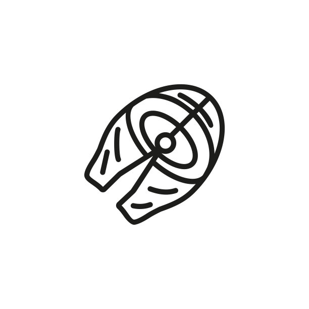 肉片线条图标图片下载