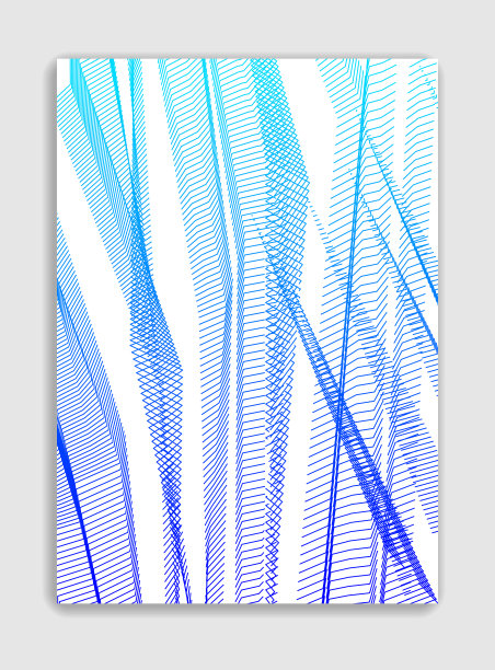 抽象线条艺术矢量简约当代宣传册设计，封面模板，几何半色调渐变。用于横幅，标语牌，海报，传单。美观别致，花纹纹理。图片下载