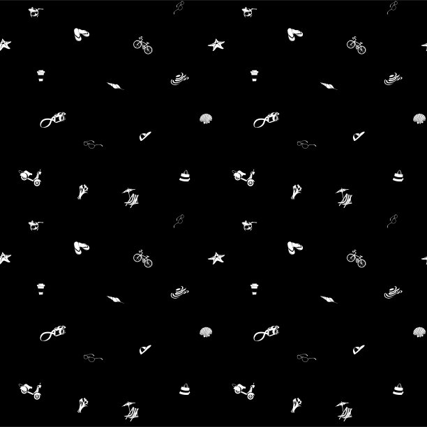 夏日海滩热带派对偶像无缝旅行模式图片下载