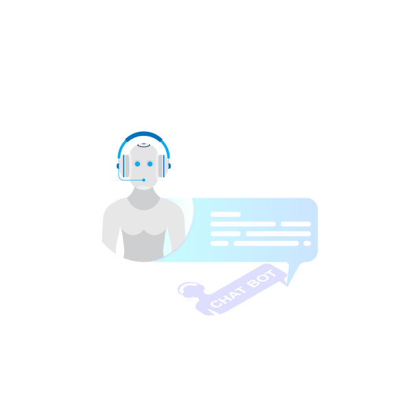 等距图标聊天机器人与新的信息在白色的背景。平面矢量插图EPS10图片下载