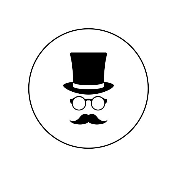 绅士矢量图标图片下载