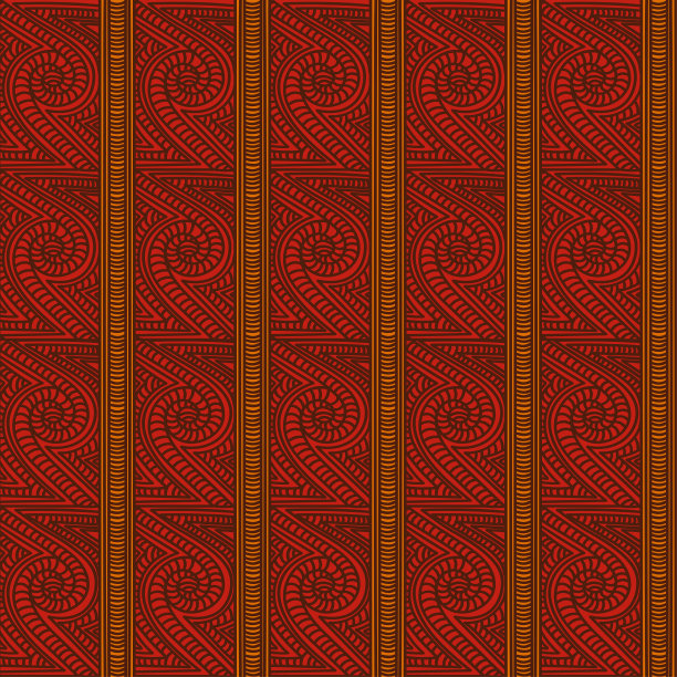 毛利人部落模式矢量无缝衔接。非洲民族织物印花。传统的波利尼西亚土著艺术。吉普赛背景为波西纺织毛毯，墙纸，包装纸和背景模板。图片下载