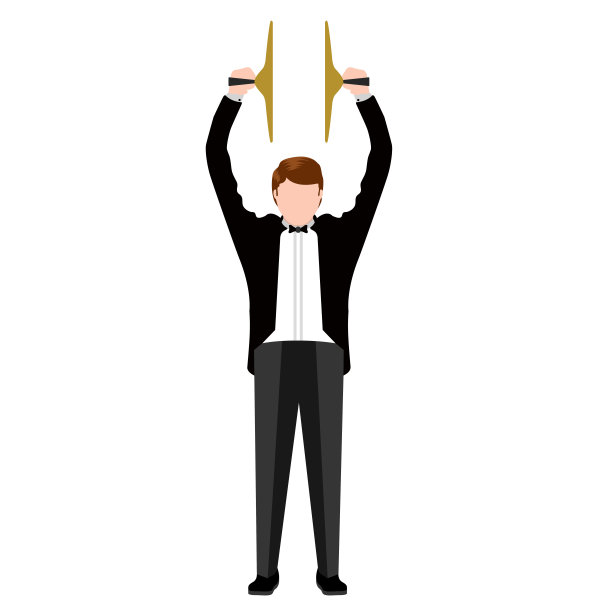 孤立的音乐家图标图片下载