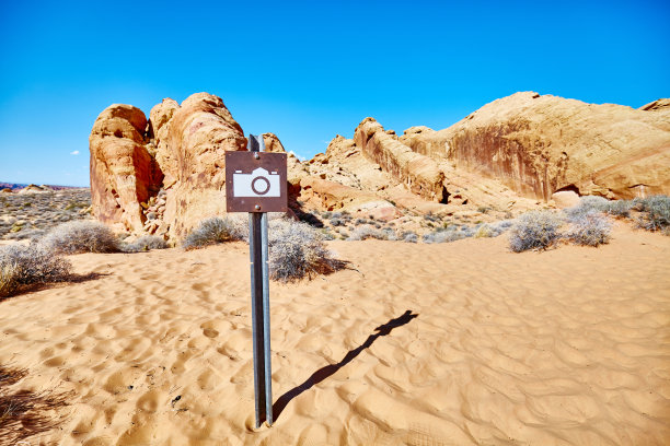 风景名胜区照片标志，美国。图片下载