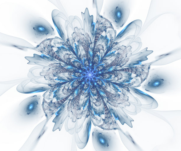 抽象的圣诞装饰背景。美丽的玻璃冬季图案与雪花和漩涡。冬天窗户上的霜冻图案。寒假的概念图片下载