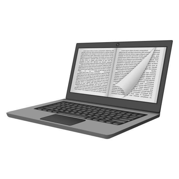 墨水笔记本阅读模型，写实风格图片下载