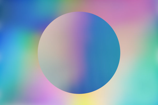 摘要带有圆的全息背景图片下载