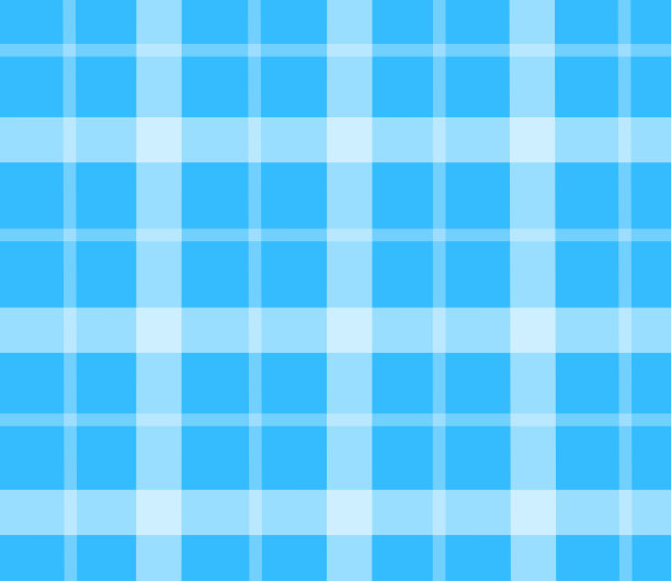 蓝色野餐桌布矢量平面隔离图片下载