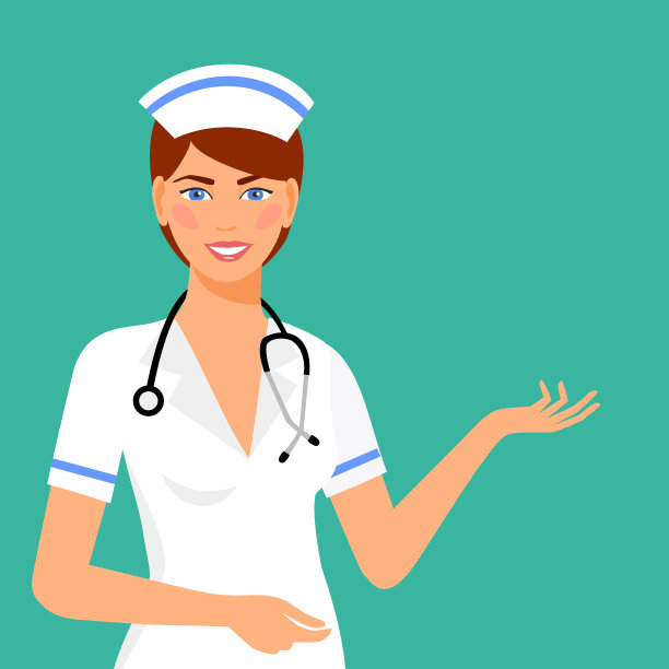 带听诊器的女护士图片下载