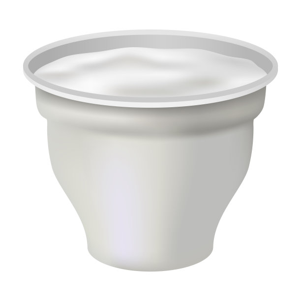 打开酸奶模型，逼真的风格图片下载