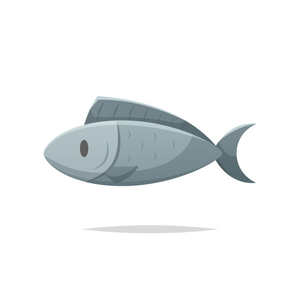 鱼媒孤立图图片下载