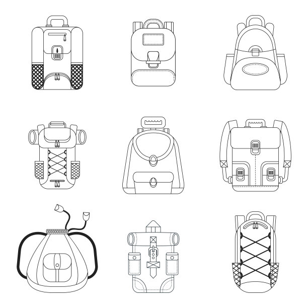 一套单排背包图片下载
