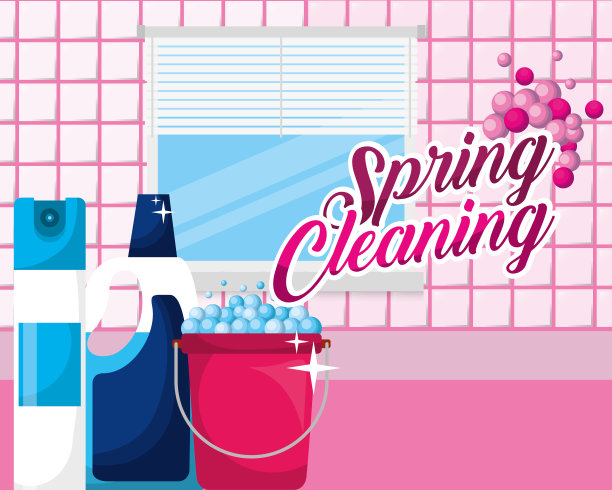 春季大扫除的概念图片下载
