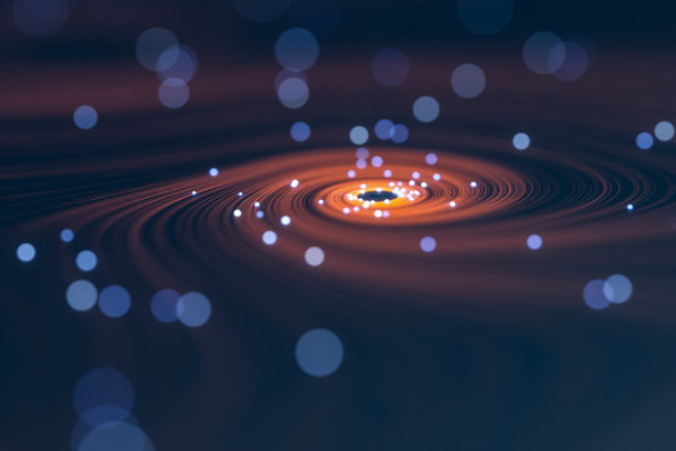 星系螺旋粒子背景轨迹图片下载