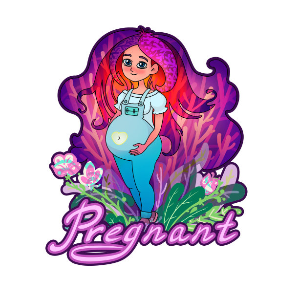 可爱的孕妇图片下载