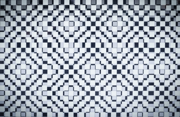 白色方形格子背景与小插图。纹理。图片下载