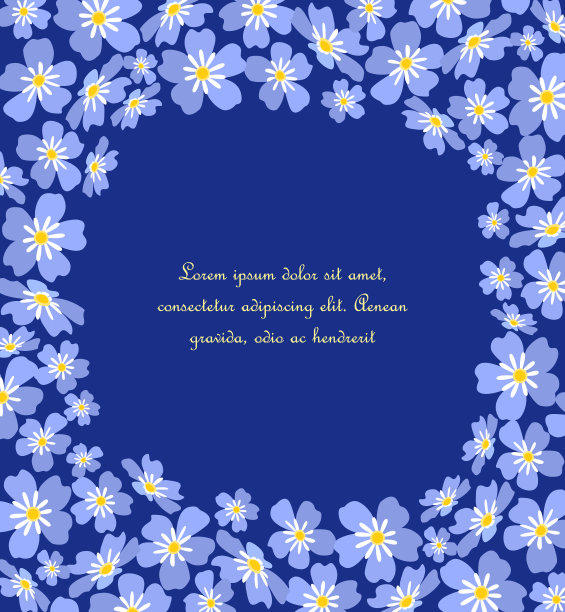 矢蓝色忘了我不是花图片下载