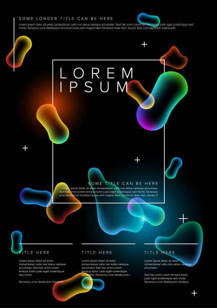 载体摘要生物学传单模板素材图片