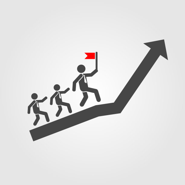 领导图标平面风格孤立的背景。领导图标标志象征网站和应用程序设计。图片下载