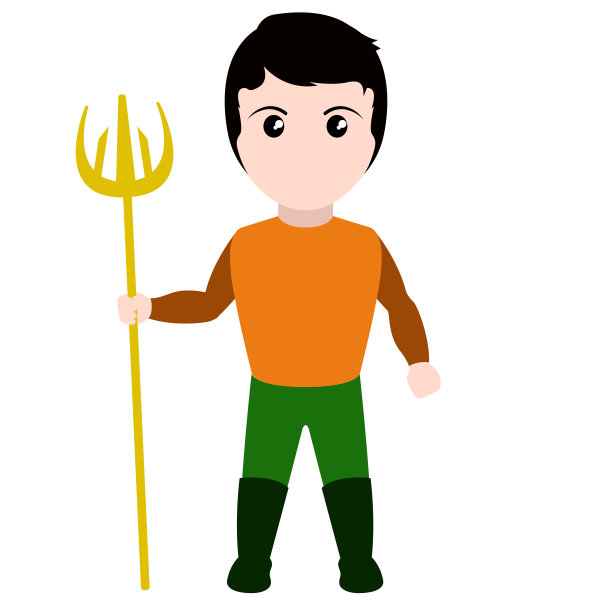 穿着超级英雄服装的孩子。万圣节图片下载