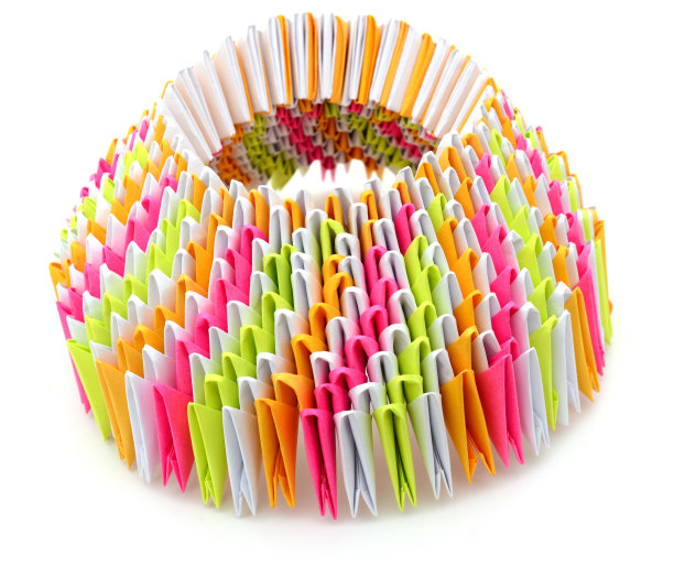 折纸:一个纸花瓶图片下载