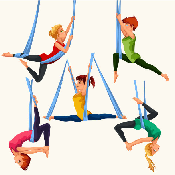 飞瑜伽平面彩色套装图片下载