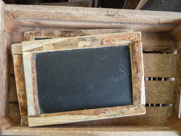 木盒里的黑板图片下载