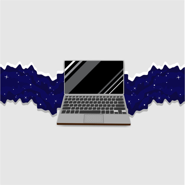 笔记本电脑灰色抽象背景图片下载