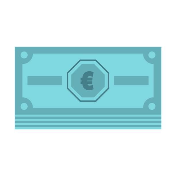 现金钞票图标，平面风格图片下载