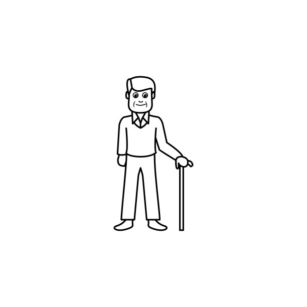 一个男人的偶像。移动概念和web应用的生成图标元素。细线图标用于网站设计和开发，应用程序开发。溢价图标图片下载