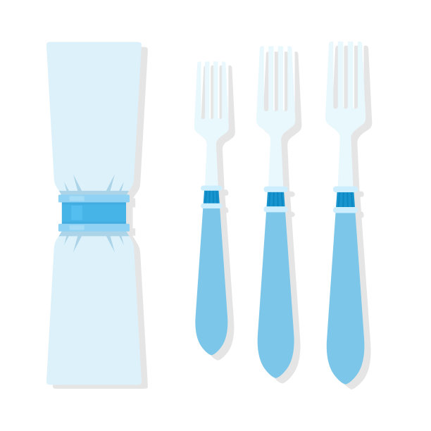 餐叉套为餐具，用餐巾在环平隔离图片下载