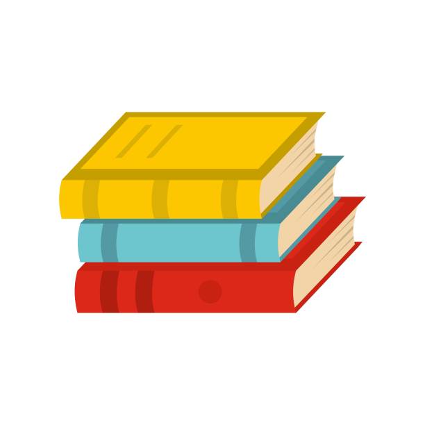 扁平风格的书本学校图标图片下载
