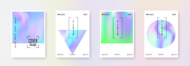 全息覆盖集。抽象的背景。图片下载