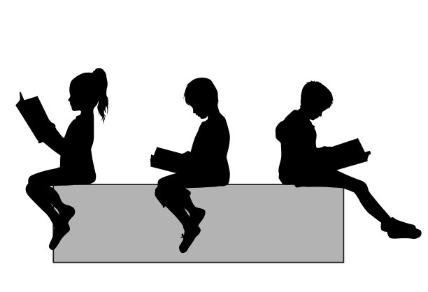 一个拿着书的孩子。图片下载